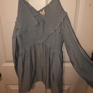 Light blue/grey blouse!